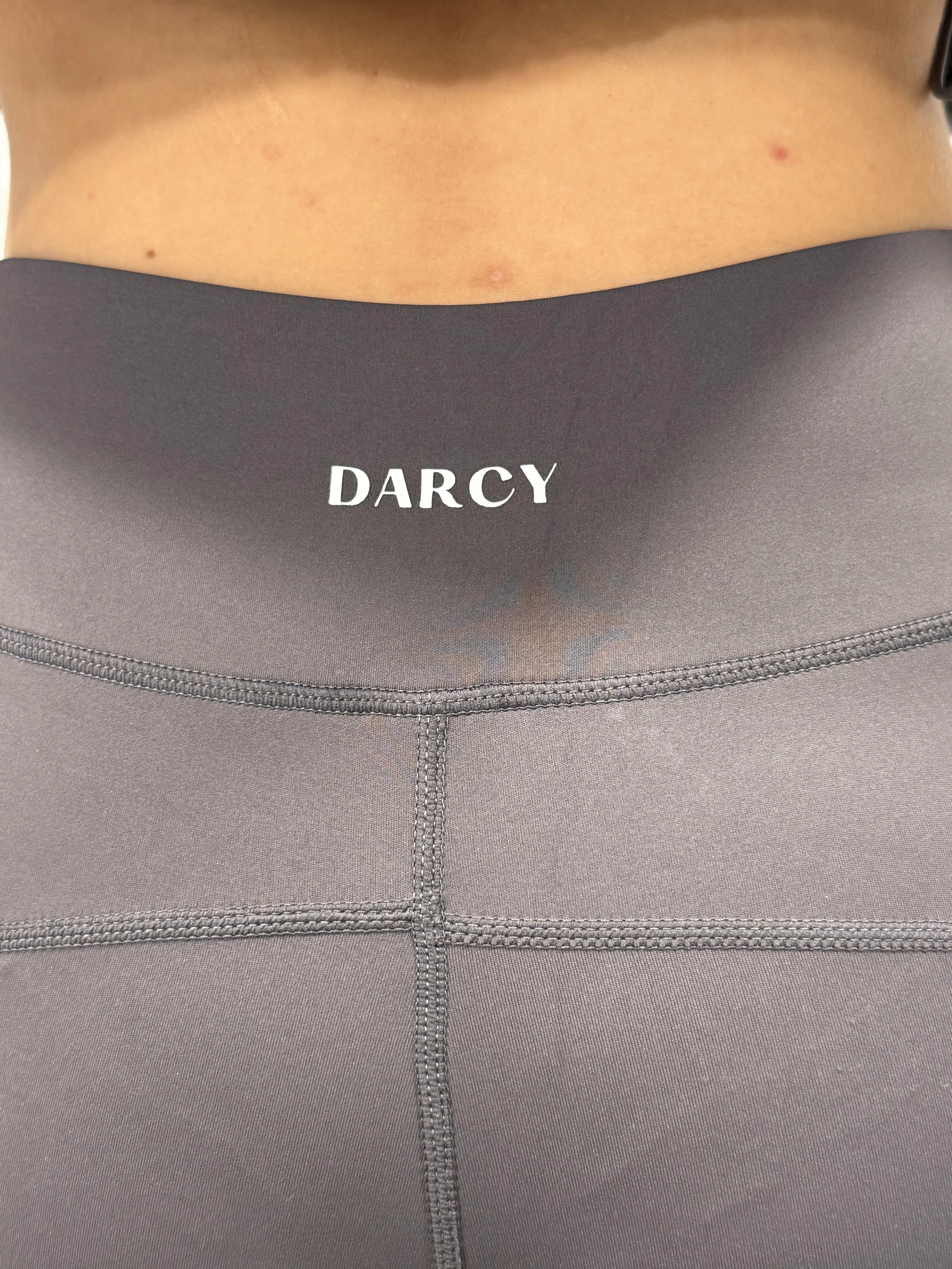 Soft Grey Lycra Leggings - Image 8