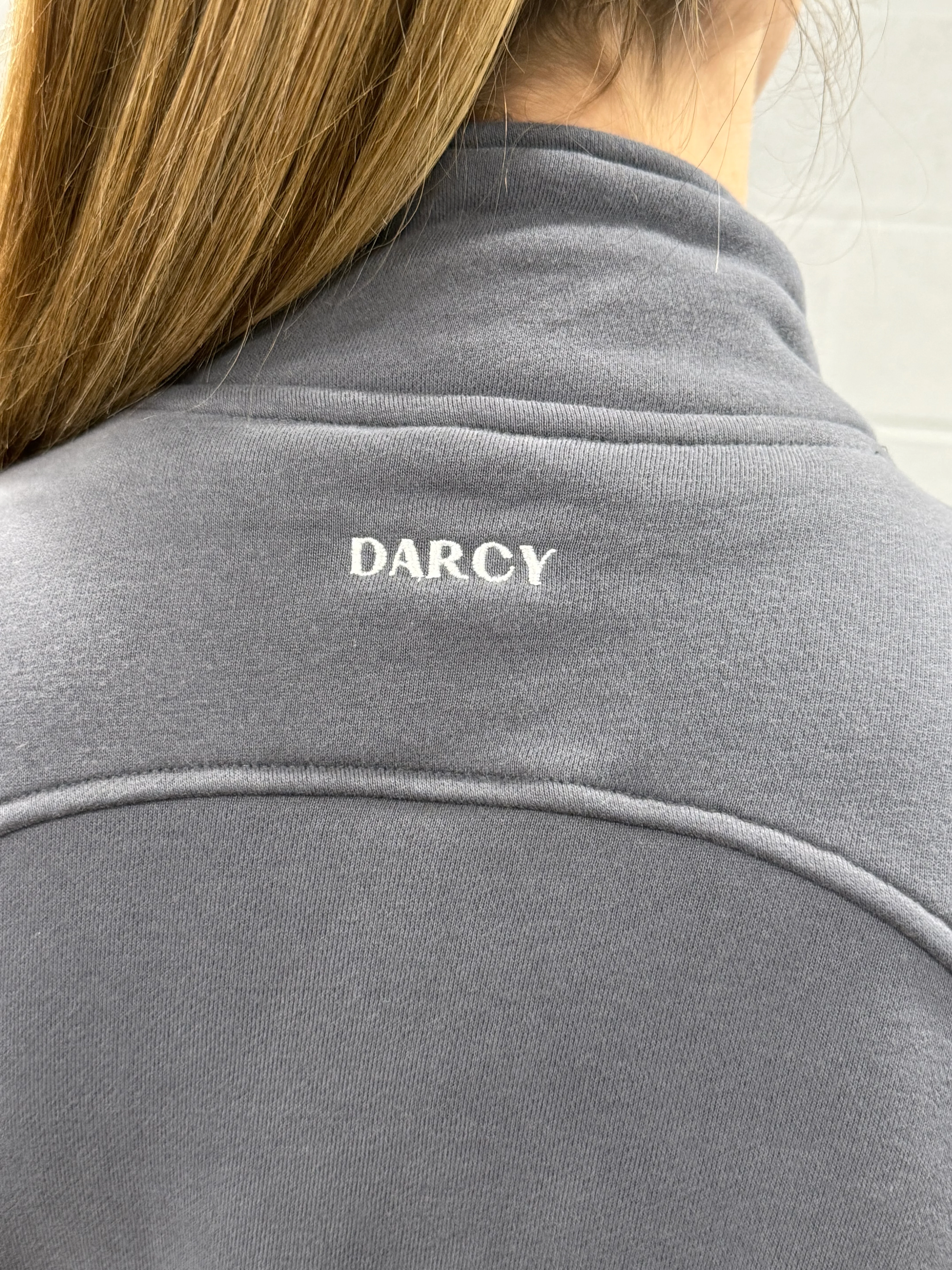 Soft Grey Zip-Up Sweater - Image 11