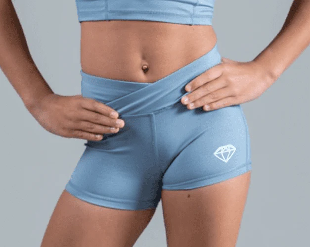 Soft Blue Sports Shorts - Image 6