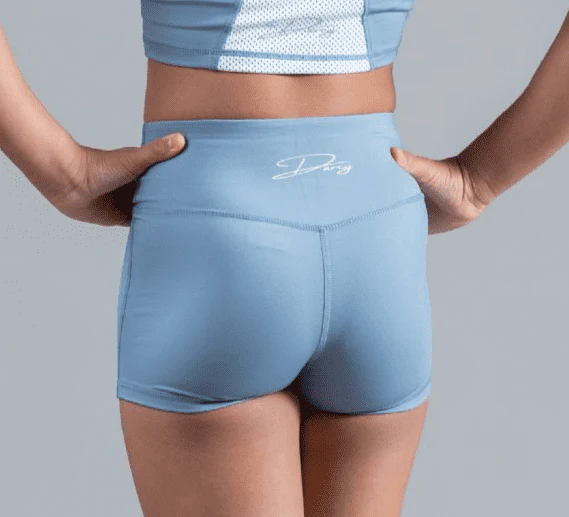 Soft Blue Sports Shorts - Image 7