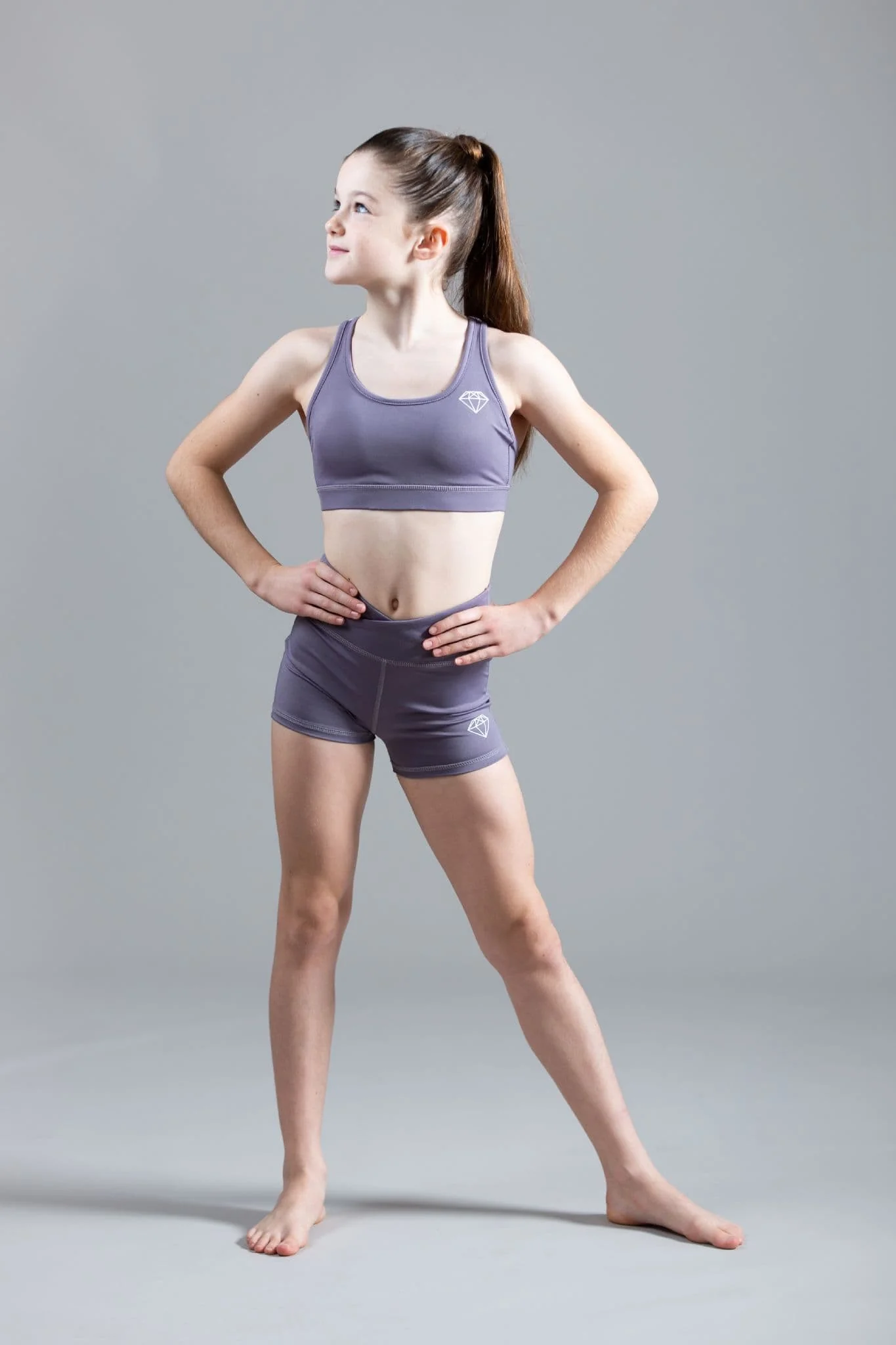 Soft Lilac Sports Crop Top - Image 8